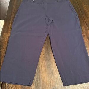 NWT Women’s JM Intrepid Blue Cropped Pants Size XXL